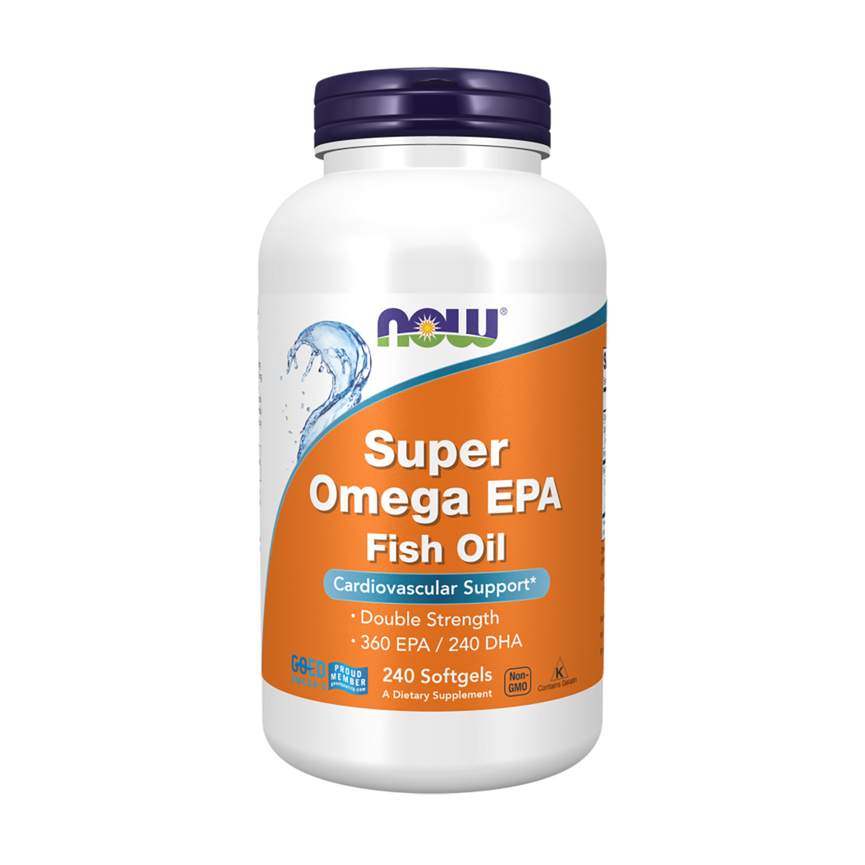 Супер Омега ЕПК NOW Foods Super Omega EPA 1200 мг, 240 желатинових капсул